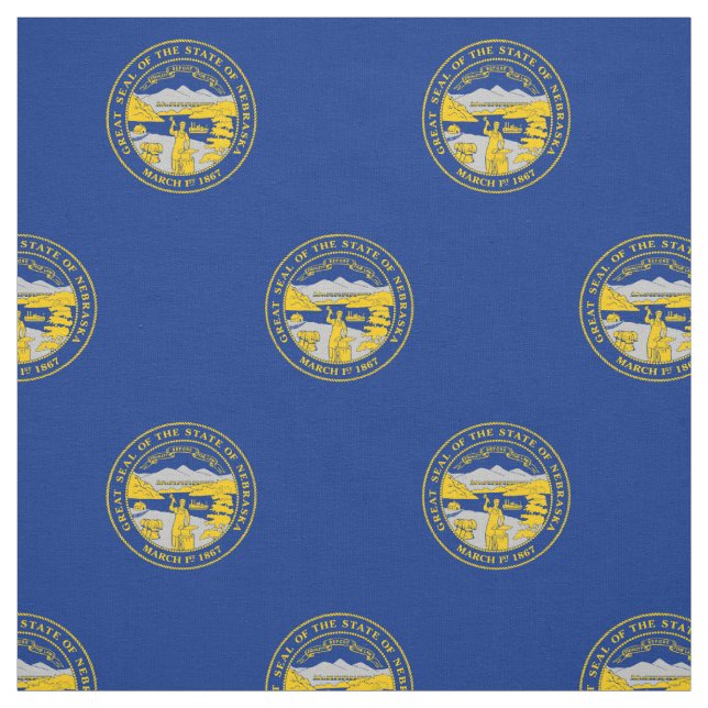 Tela Bandera del estado de Nebraska (Retal)