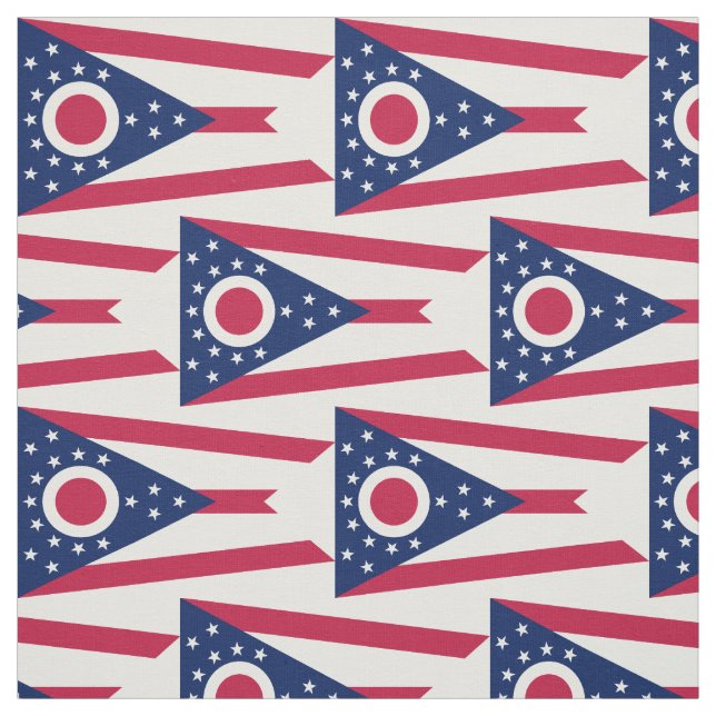 Tela Bandera del Estado de Ohio (Retal)