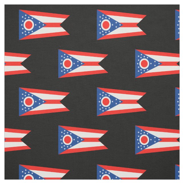 Tela Bandera del Estado de Ohio (Retal)