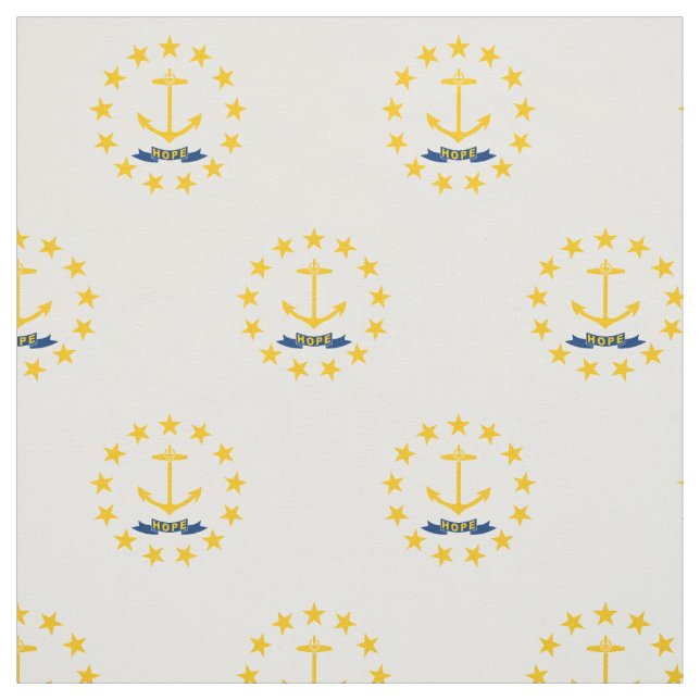 Tela Bandera del estado de Rhode Island (Retal)