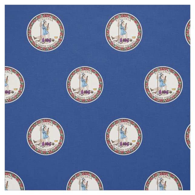 Tela Bandera del estado de Virginia (Retal)