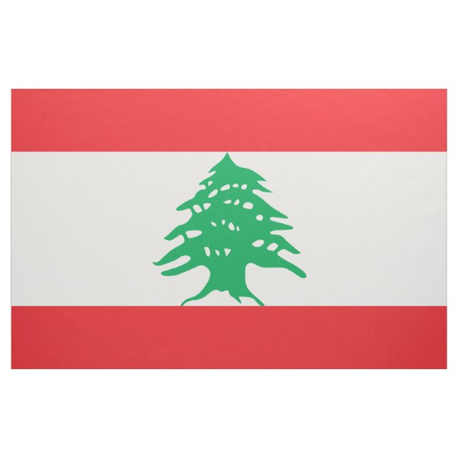 Tela Bandera del Líbano (Yarda)