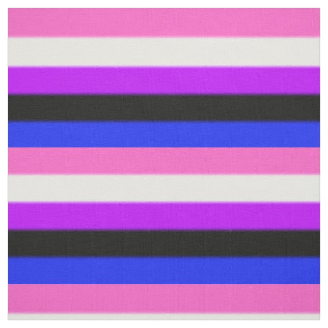 Tela Bandera del Orgullo de Fallo de Género (Retal)