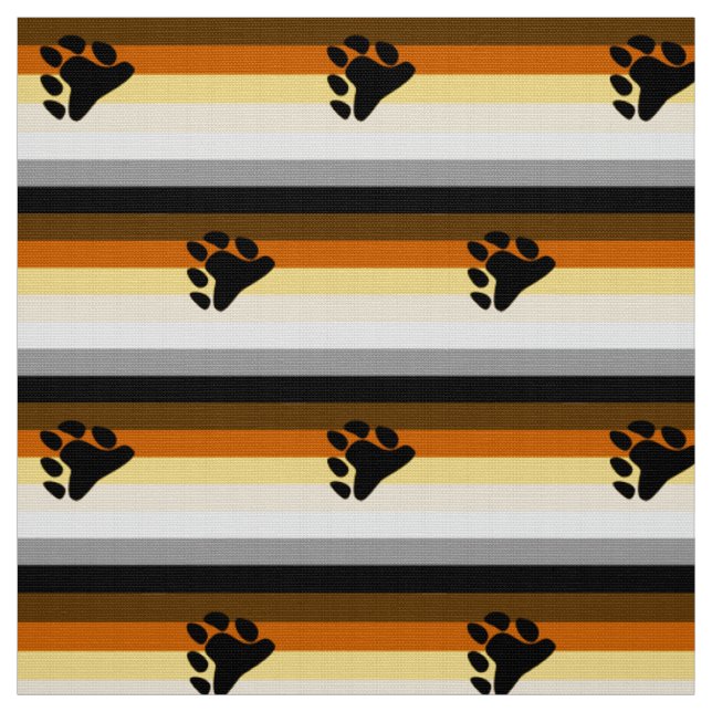 Tela Bandera del Orgullo de Osos (Retal)