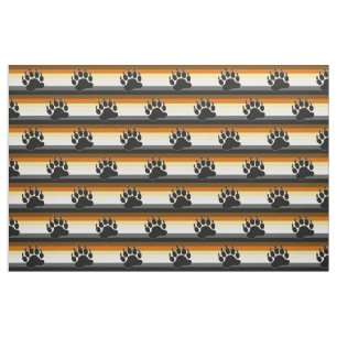 Tela Bandera del orgullo del oso