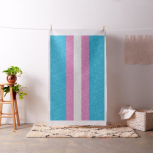 Tela Bandera del orgullo del transexual del purpurina