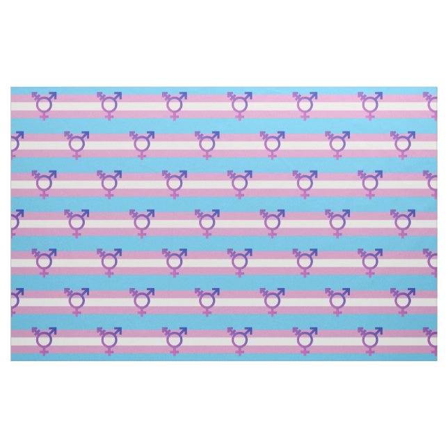 Tela Bandera del orgullo del transporte ("Cuarto gordo" (fat quarter))