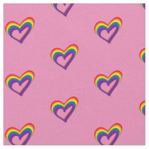 Tela Bandera del Orgullo Gay LGBTQ Arcoiris rosa