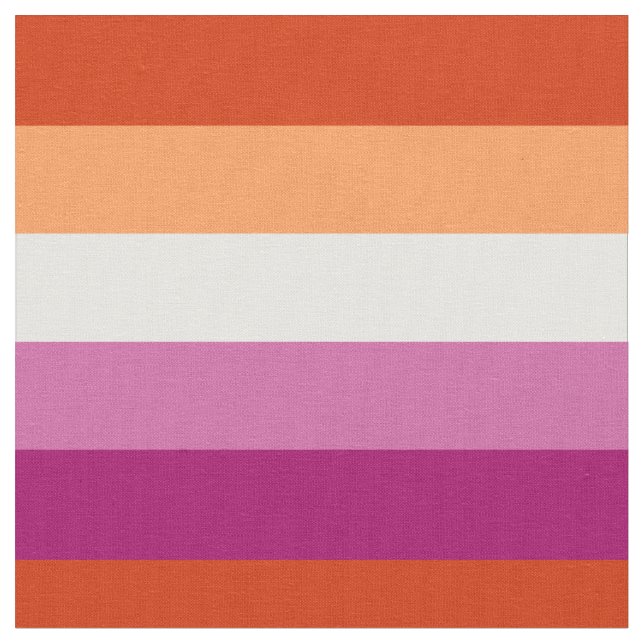 Tela Bandera del Orgullo Lesbiano (De cerca)