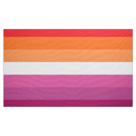 Tela Bandera del Orgullo Lesbiano (atardecer)