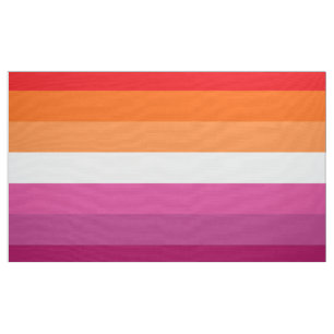 Tela Bandera del Orgullo Lesbiano (atardecer)