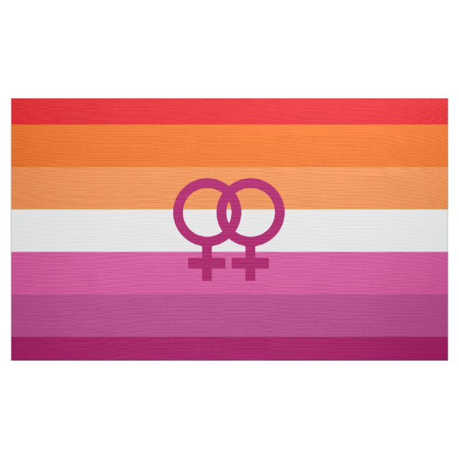 Tela Bandera del Orgullo Lesbiano WLW (atardecer) (Yarda)