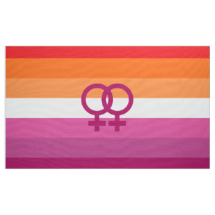 Tela Bandera del Orgullo Lesbiano WLW (Puesta de sol)