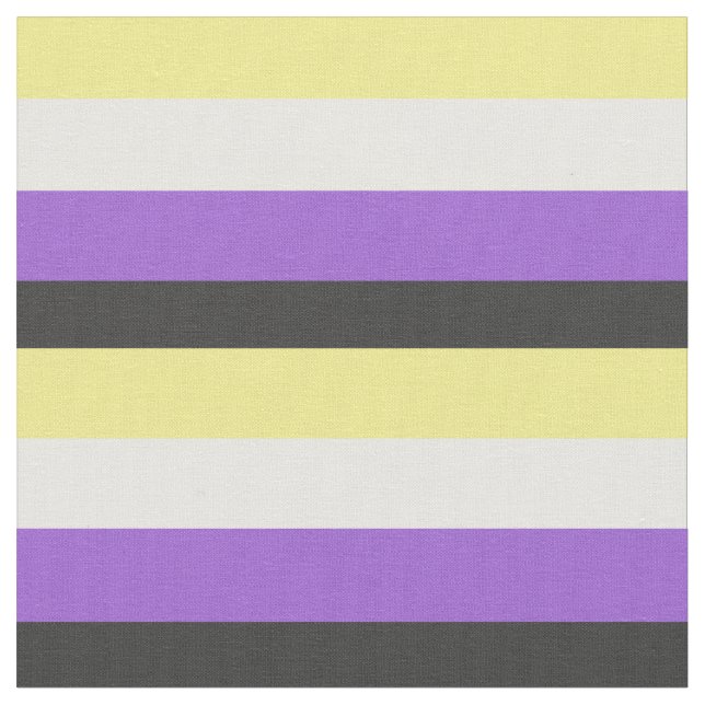 Tela Bandera del Orgullo no binario (De cerca)