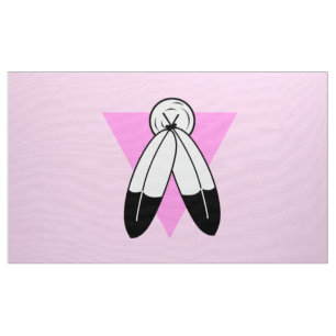 Tela Bandera del Triángulo Rosa de Dos Espíritus