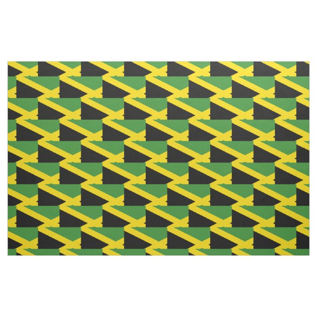 Tela Bandera elegante de JAMAICA ("Cuarto gordo" (fat quarter))