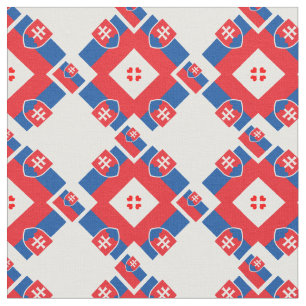 Tela Bandera eslovaca y moda trendy