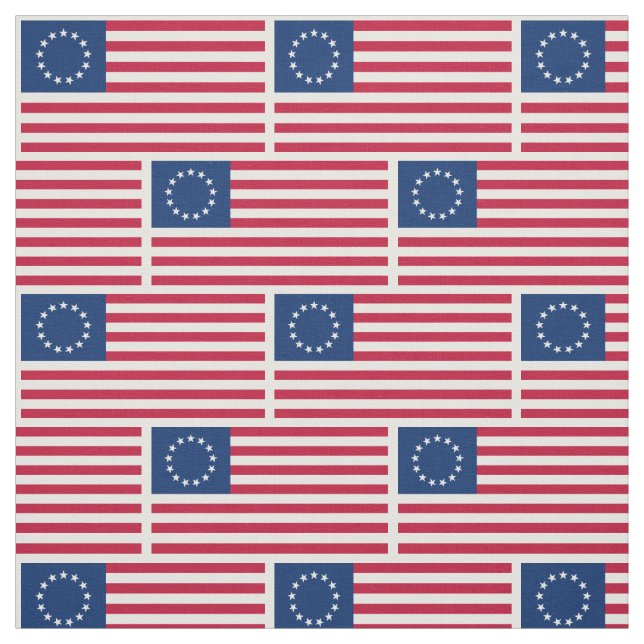 Tela Bandera estadounidense de Betsy Ross (Retal)