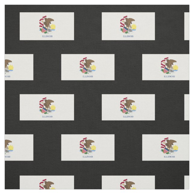 Tela Bandera Estatal de Illinois (Retal)