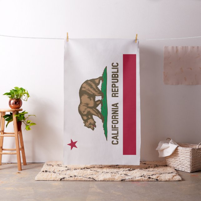 Tela Bandera estatal de la República de California (In Situ)