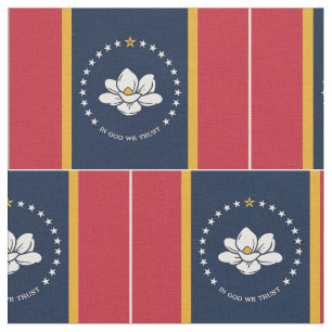 Tela Bandera estatal de Mississippi (nueva en 2020)