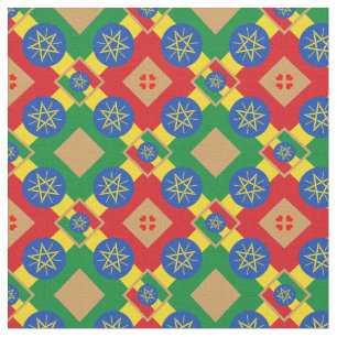 Tela Bandera etíope y moda/moda de moda