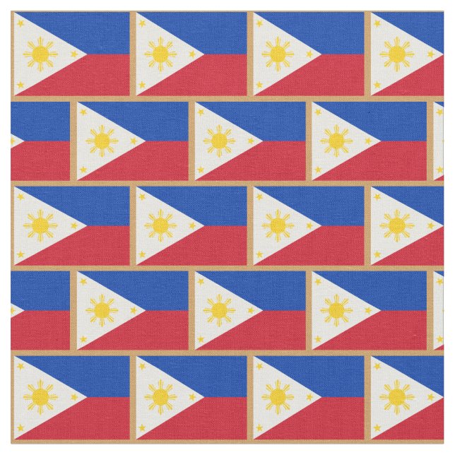 Tela Bandera filipina y deporte de moda en Filipinas (De cerca)