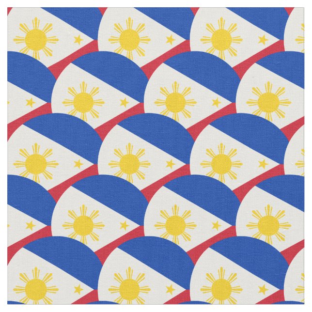 Tela Bandera filipina y moda textil filipina (De cerca)