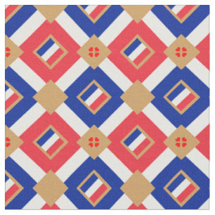 Tela Bandera francesa y moda trendy de Francia