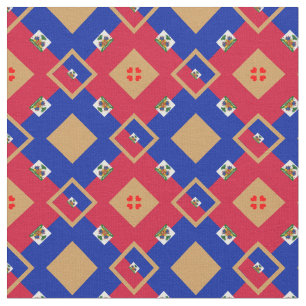 Tela Bandera haitiana y moda haitiana de moda