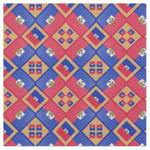 Tela Bandera haitiana y moda haitiana fabricada GLD