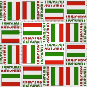 Tela Bandera húngara y Hungría
