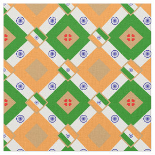 Tela Bandera india y moda trendy de India
