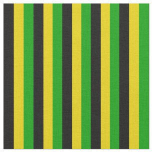 Tela Bandera jamaiquina a rayas