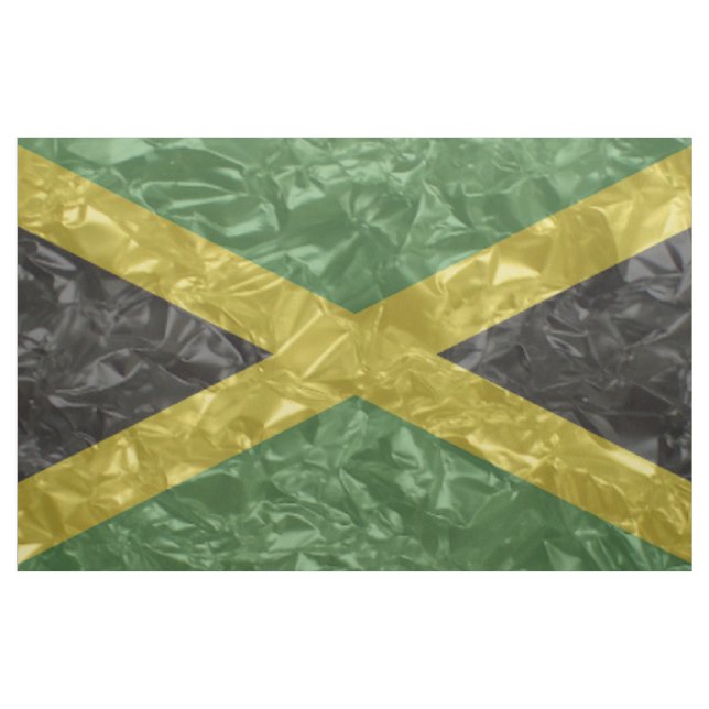 Tela Bandera jamaiquina - Destruida (Yarda)
