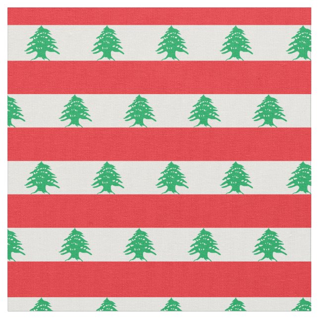 Tela Bandera libanesa y tela/moda libanesa (De cerca)