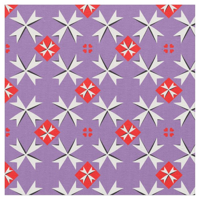 Tela Bandera maltesa trendy/moda (De cerca)