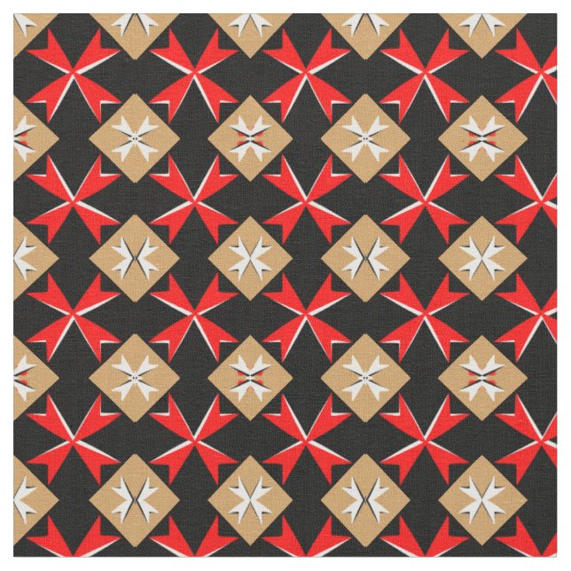 Tela Bandera maltesa trendy/moda (De cerca)