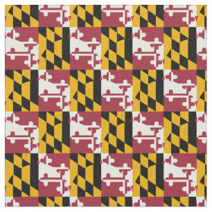 Tela Bandera Maryland & America State Fabric/USA moda