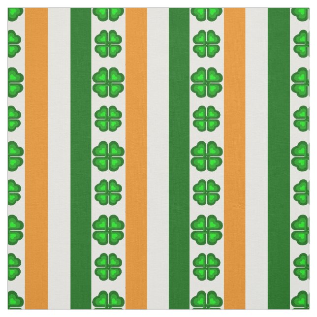 Tela Bandera/naranja de Irlanda, blanco y verde, (Retal)