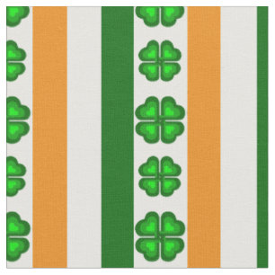 Tela Bandera/Naranja irlandesa, blanca y verde, champú