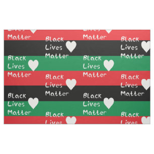 Tela Bandera Panafricana de Black Lives Matter Corazón