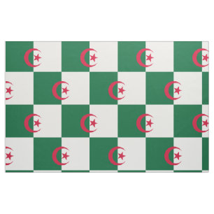 Tela Bandera patriótica argelina