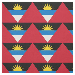 Tela Bandera Patriótica de Antigua y Barbuda