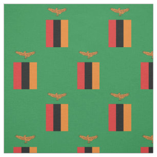 Tela Bandera patriótica de Zambia