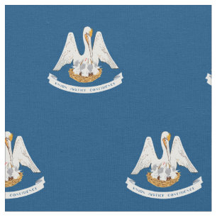 Tela Bandera patriótica del estado de Luisiana
