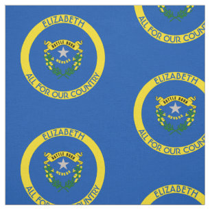 Tela Bandera personalizada estado de plata de Nevada