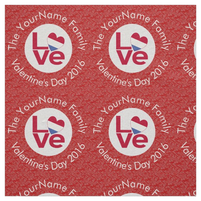 Tela Bandera Personalizada Netherlander Red LOVE (Retal)