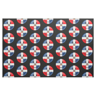 Tela Bandera sonriente de la República Dominicana