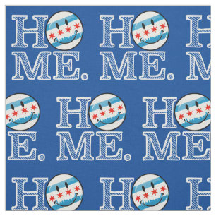 Tela Bandera sonriente Housewarmer de Chicago